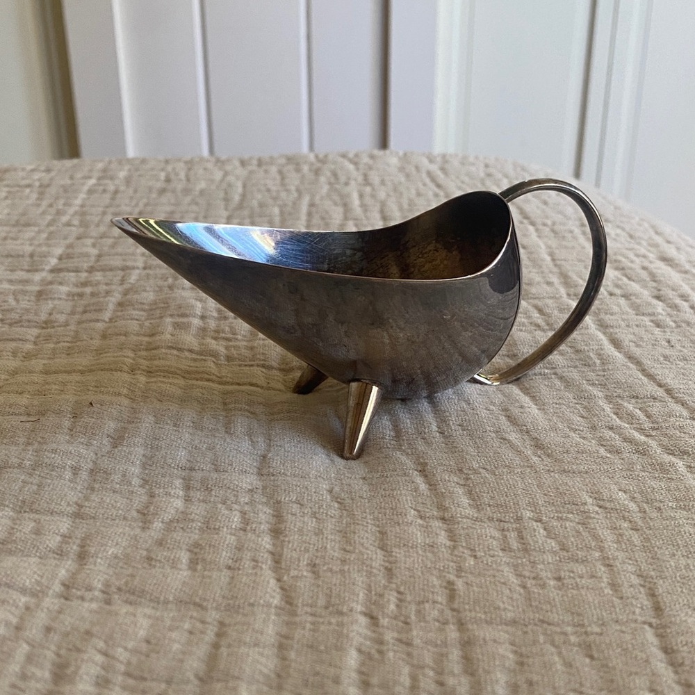 Vintage MCM Silver Creamer, Kurt Mayer for WMF Germany 1950's